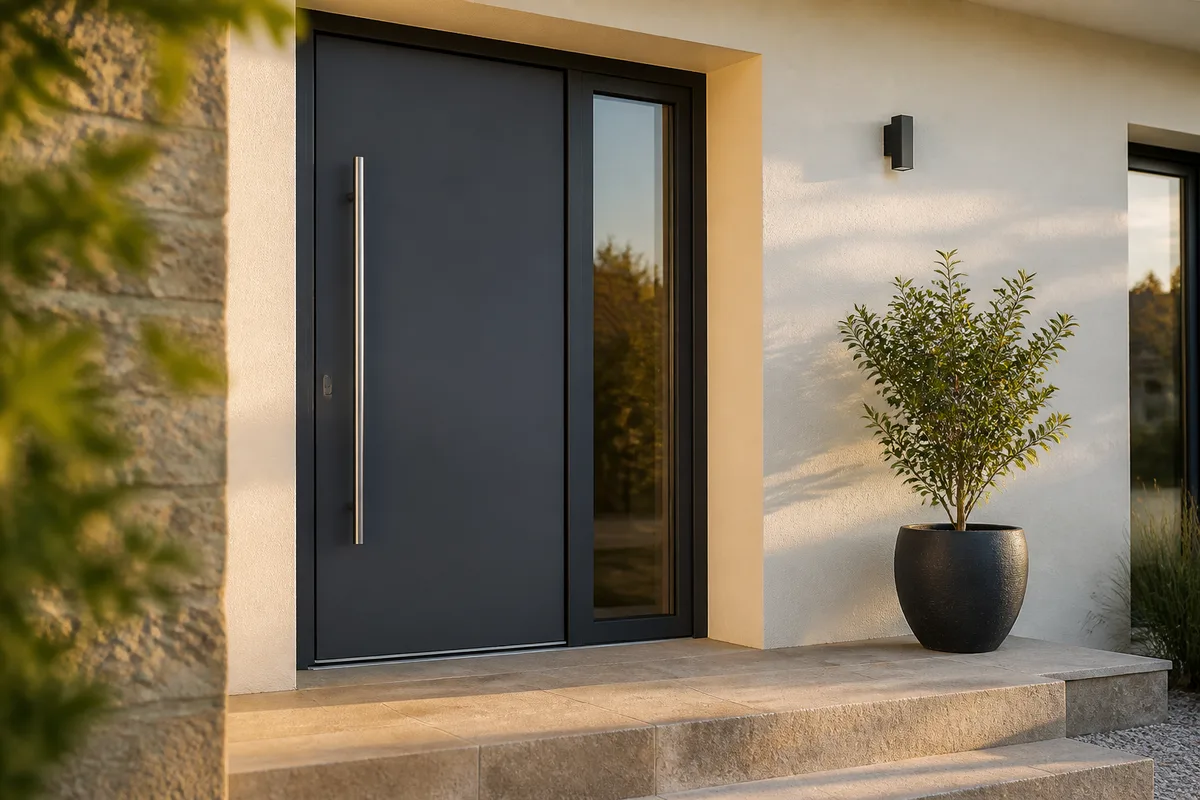 Porte d'entrée aluminium : entretenir et raviver sans remplacer